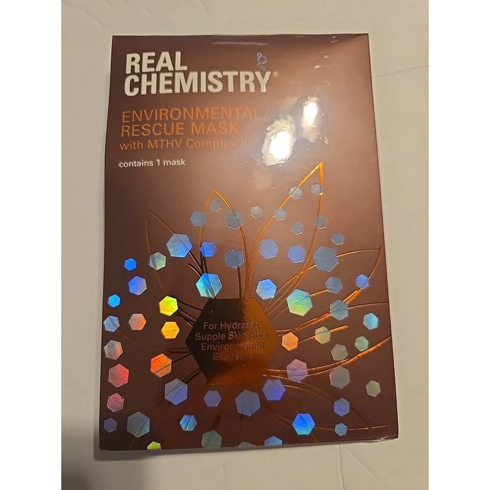 Facial Mask Real Chemistry Environ Rescue MTHV‎ Complex Facial Oil Luminous Gel